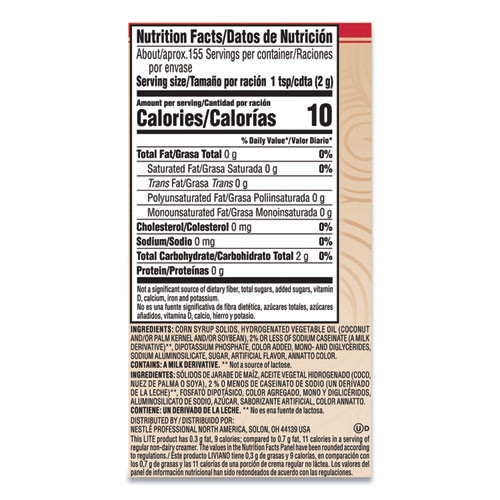 Coffee mate Original Lite Powdered Creamer  11oz Canister (NES74185)