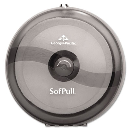 Georgia Pacific Professional SofPull High-Capacity Center-Pull Tissue Dispenser  10 5 x 6 75 x 10 5  Smoke (GPC 565-01)