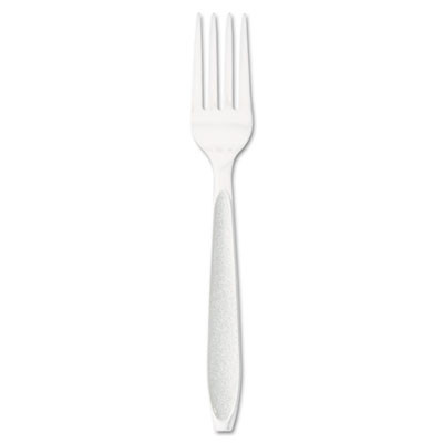 Dart Impress Heavyweight Full-Length Polystyrene Cutlery  Fork  White  1000 Carton (SCC HSWF)