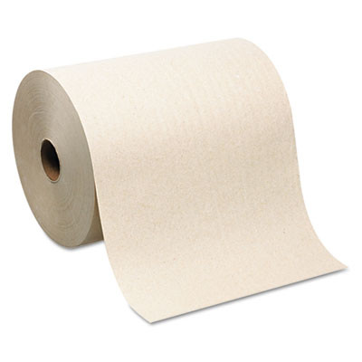 Georgia Pacific Professional Hardwound Roll Paper Towel  Nonperforated  7 87 x 1000ft  Brown  6 Rolls Carton (GPC 264-80)