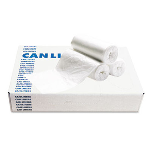 Boardwalk Low-Density Waste Can Liners  60 gal  0 6 mil  38  x 58   White  100 Carton (BWK 3858EXH)