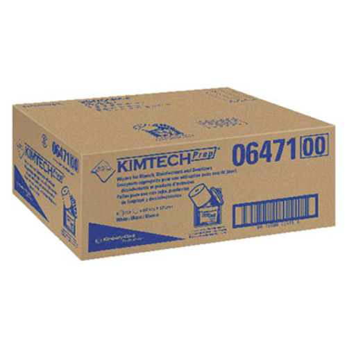 Kimtech Wipers for Bleach Disinfectants Sanitizers  12 x 12 1 2  90 Roll  6 Rolls Carton (KCC 06471)