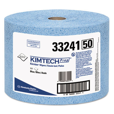 WypAll Oil  Grease and Ink Cloths  Jumbo Roll  9 3 5 x 13 2 5  Blue  717 Roll (KCC 33241)