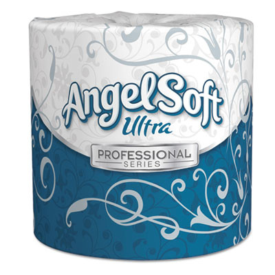 Georgia Pacific Professional Angel Soft ps Ultra 2-Ply Premium Bathroom Tissue  Septic Safe  White  400 Sheets Roll  60 Carton (GPC 165-60)
