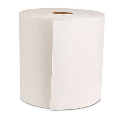 Boardwalk Boardwalk Green Universal Roll Towels  Natural White  8 x800ft  6 Rolls Carton (BWK 17GREEN)