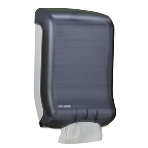 San Jamar Ultrafold Multifold C-Fold Towel Dispenser  Classic  Black  11 3 4 x 6 1 4 x 18 (SAN T1700TBK)