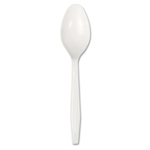Boardwalk Mediumweight Polystyrene Cutlery  Teaspoon  White  100 Box (BWK BXSPOON)