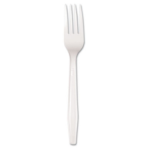 Boardwalk Mediumweight Polystyrene Cutlery  Fork  White  100 Box (BWK BXFORK)