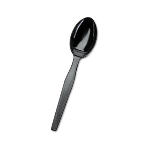 Dixie SmartStock Plastic Cutlery Refill  Spoons  6   Series-O Mediumweight  Black  40 Pack  24 Packs Carton (DIX SSS51)