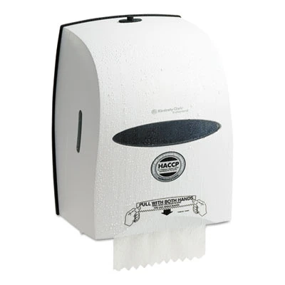 Kimberly-Clark Professional* Sanitouch Hard Roll Towel Dispenser  12 63 100w x 10 1 5d x 16 13 100h  White (KCC 09991)