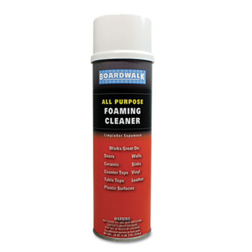 Boardwalk All-Purpose Foaming Cleaner w Ammonia  19oz Aerosol  12 Carton (BWK 342-A)