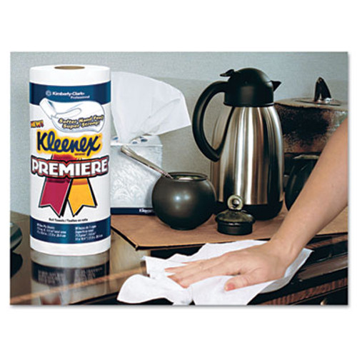 Kleenex Premiere Kitchen Roll Towels  White  70 Roll  24 Rolls Carton (KCC 13964)