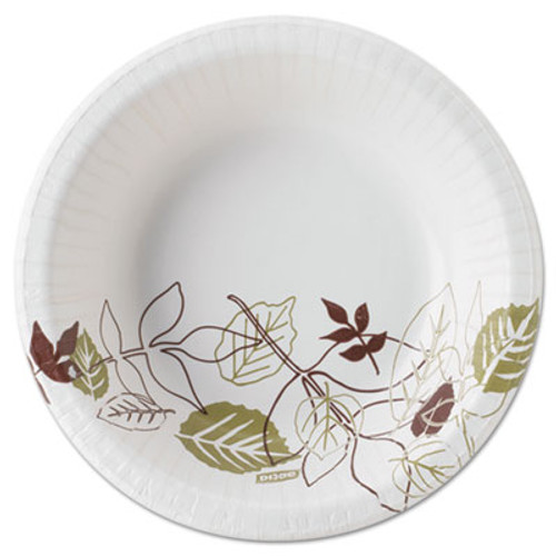 Dixie Ultra Pathways Heavyweight Paper Bowls  12oz  Green Burgundy  1000 Carton (DIX SX12PATH)
