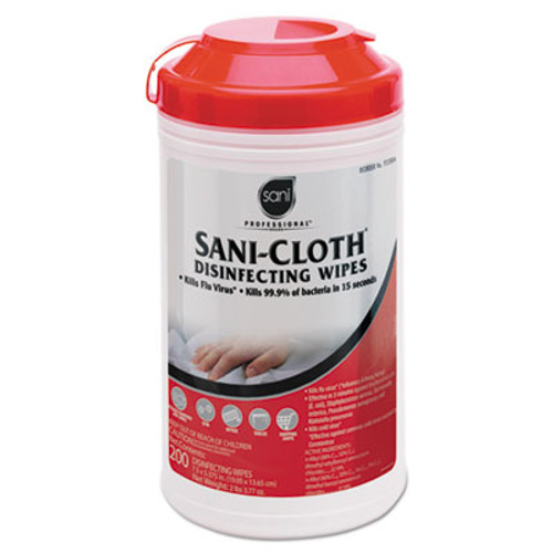 Sani Professional Disinfecting Multi-Surface Wipes  7 1 2 x 5 3 8  200 Canister (NICP22884EA)