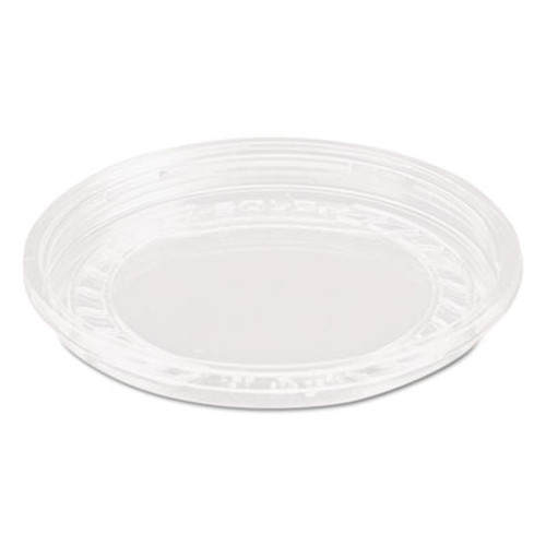 Dart Bare Eco-Forward RPET Deli Container Lids  8oz  Clear  50 Pack  10 Packs Carton (SCC LG8R)