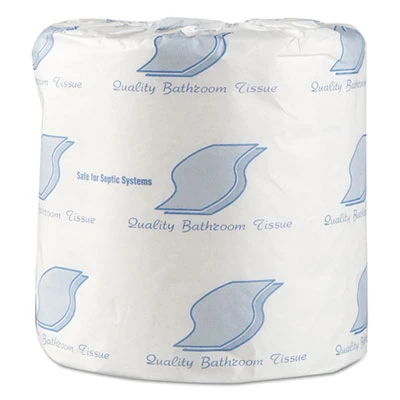 GEN Standard Bath Tissue  Septic Safe  1-Ply  White  1 000 Sheets Roll  96 Wrapped Rolls Carton (GEN 218)