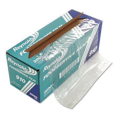 Reynolds Wrap PVC Film Roll with Cutter Box  12  x 2000 ft  Clear (REY 910)