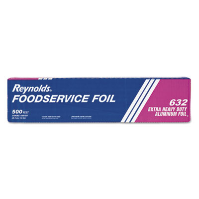 Reynolds Wrap Extra Heavy-Duty Aluminum Foil Roll  18  x 500 ft  Silver (REY 632)