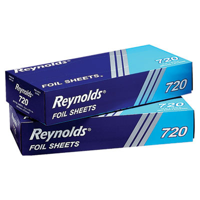 Reynolds Wrap Pop-Up Interfolded Aluminum Foil Sheets  12 x 10 3 4  Silver  200 Box (REY 720)