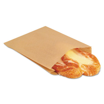 Bagcraft EcoCraft Grease-Resistant Sandwich Bags  6 5  x 8   Natural  2 000 Carton (BGC 300100)