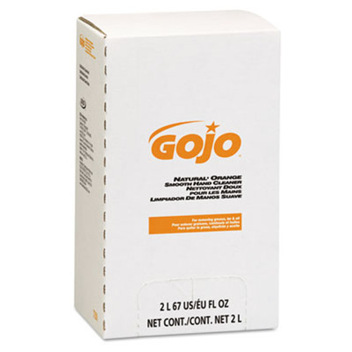 GOJO NATURAL ORANGE Smooth Lotion Hand Cleaner  2000 ml Bag-in-Box Refill  4 Carton (GOJ 7250)