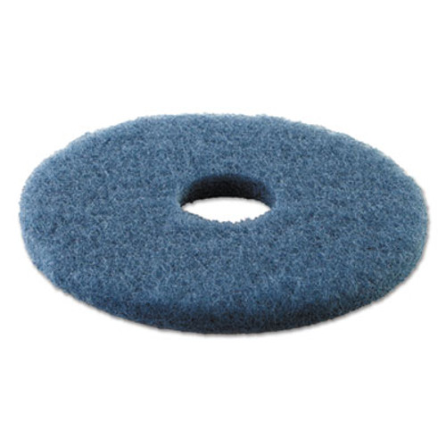 Boardwalk Scrubbing Floor Pads  13  Diameter  Blue  5 Carton (PAD 4013 BLU)