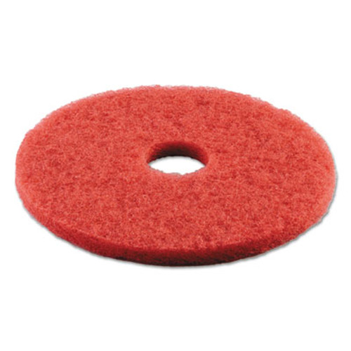 Boardwalk Buffing Floor Pads  16  Diameter  Red  5 Carton (PAD 4016 RED)