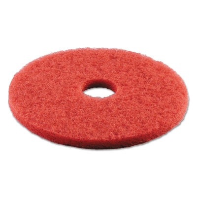 Boardwalk Buffing Floor Pads  16  Diameter  Red  5 Carton (PAD 4016 RED)