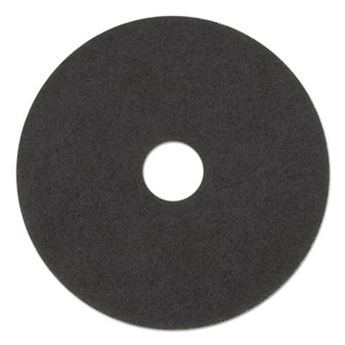 Boardwalk Stripping Floor Pads  15  Diameter  Black  5 Carton (PAD 4015 BLA)