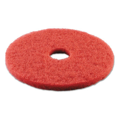 Boardwalk Buffing Floor Pads  14  Diameter  Red  5 Carton (PAD 4014 RED)
