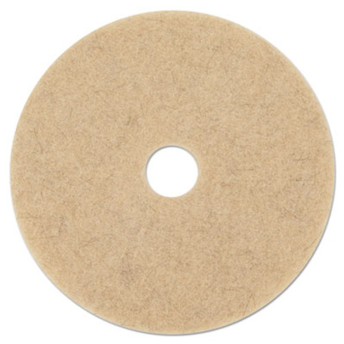 Boardwalk Natural Hog Hair Burnishing Floor Pads  21  Diameter  5 Carton (PAD 4021 NHE)
