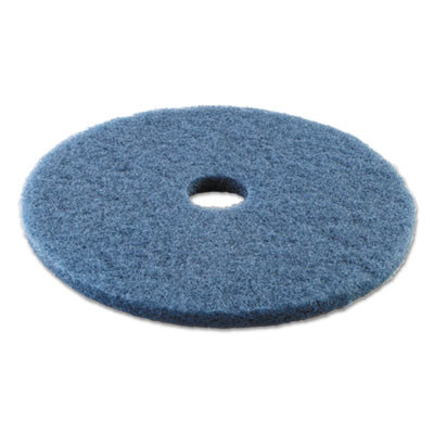 Boardwalk Scrubbing Floor Pads  20  Diameter  Blue  5 Carton (PAD 4020 BLU)