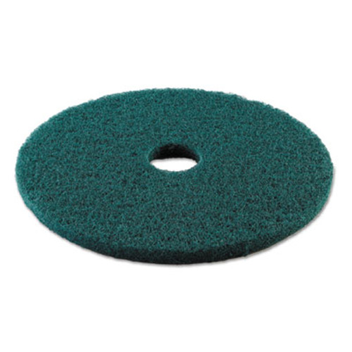 Boardwalk Heavy-Duty Scrubbing Floor Pads  19  Diameter  Green  5 Carton (PAD 4019 GRE)