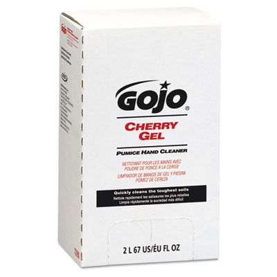 GOJO Cherry Gel Pumice Hand Cleaner  2000 ml Refill  4 Carton (GOJ 7290-04)