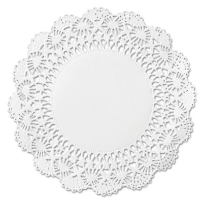 Hoffmaster Cambridge Lace Doilies  Round  10   White  1000 Carton (HFM 500238)