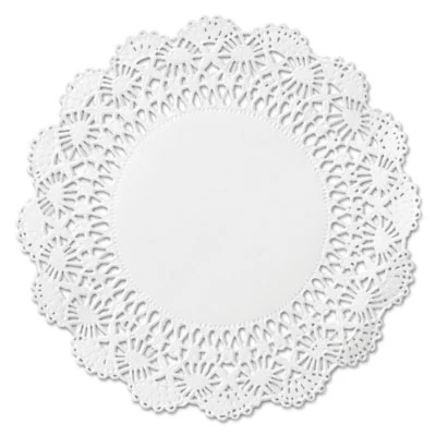 Hoffmaster Cambridge Lace Doilies  Round  10   White  1000 Carton (HFM 500238)