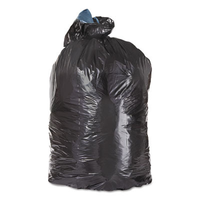 Trinity Plastics Low-Density Can Liners  45 gal  1 60 mil  23  x 46   Black  100 Carton (TRN ML4046X)