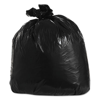 Trinity Plastics Low-Density Can Liners  33 gal  1 3 mil  23  x 39   Black  100 Carton (TRN ML3339H)