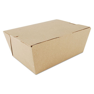 SCT ChampPak Carryout Boxes   4  Kraft  7 75 x 5 5 x 3 5  160 Carton (SCH 0734)