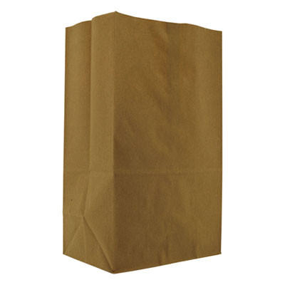 General Grocery Paper Bags  57 lbs Capacity  1 8 BBL  10 13 w x 6 75 d x 14 38 h  Kraft  500 Bags (BAG SK1857)