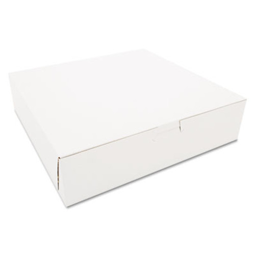 SCT Tuck-Top Bakery Boxes  10w x 10d x 2 1 2h  White  250 Carton (SCH 0969)