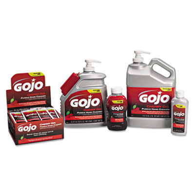 GOJO Cherry Gel Pumice Hand Cleaner  1gal Bottle  2 Carton (GOJ 2358-02)