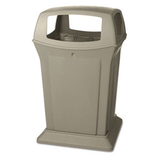 Rubbermaid Commercial Ranger Fire-Safe Container  Square  Structural Foam  45 gal  Beige (RCP 9173-88 BEI)