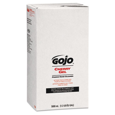 GOJO Cherry Gel Pumice Hand Cleaner  5000 ml Refill  2 Carton (GOJ 7590-02)