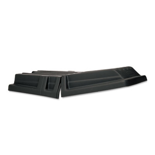 Rubbermaid Commercial Hinged Dome Tilt Truck Lid  16w x 35 5d x 36h  Black (RCP 1317 BLA)
