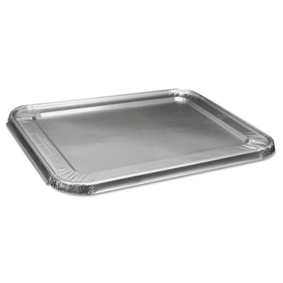 Boardwalk Half Size Aluminum Steam Table Pan Lid  Deep  100 Carton (BWK LIDSTEAMHF)