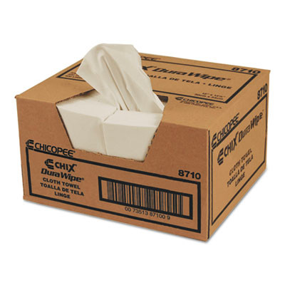 Chicopee VeraClean Critical Cleaning Wipes  Smooth Texture  1 4 Fold  12 x 13  White  400 Carton (CHI 8710)