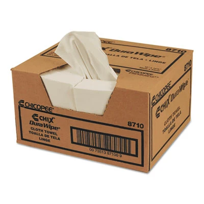 Chicopee VeraClean Critical Cleaning Wipes  Smooth Texture  1 4 Fold  12 x 13  White  400 Carton (CHI 8710)