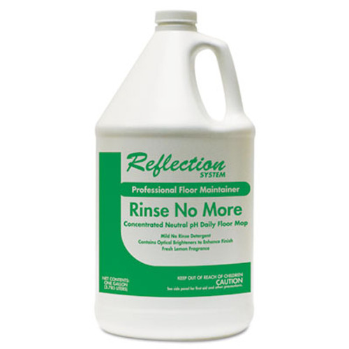Theochem Laboratories Rinse-No-More Floor Cleaner  Lemon Scent  1 gal  Bottle  4 Carton (TOL 445)