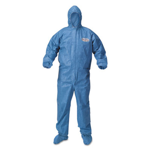 KleenGuard A60 Blood and Chemical Splash Protection Coveralls  3X-Large  Blue  20 Carton (KCC 45096)